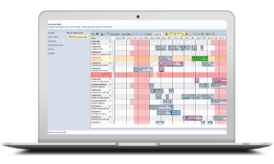 iProduction Planning - interactivity - gantt-chart